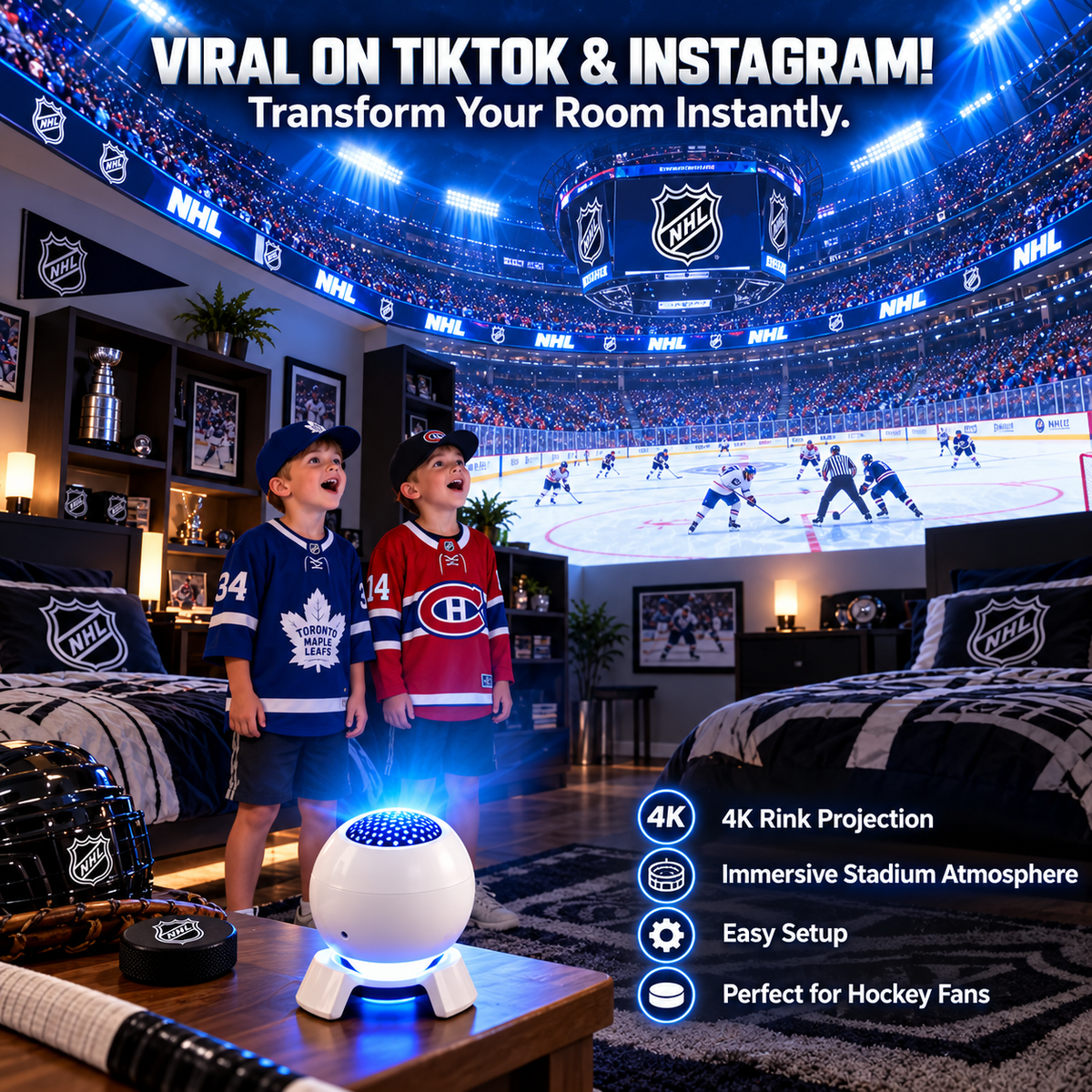 NhlGlow™ Projector