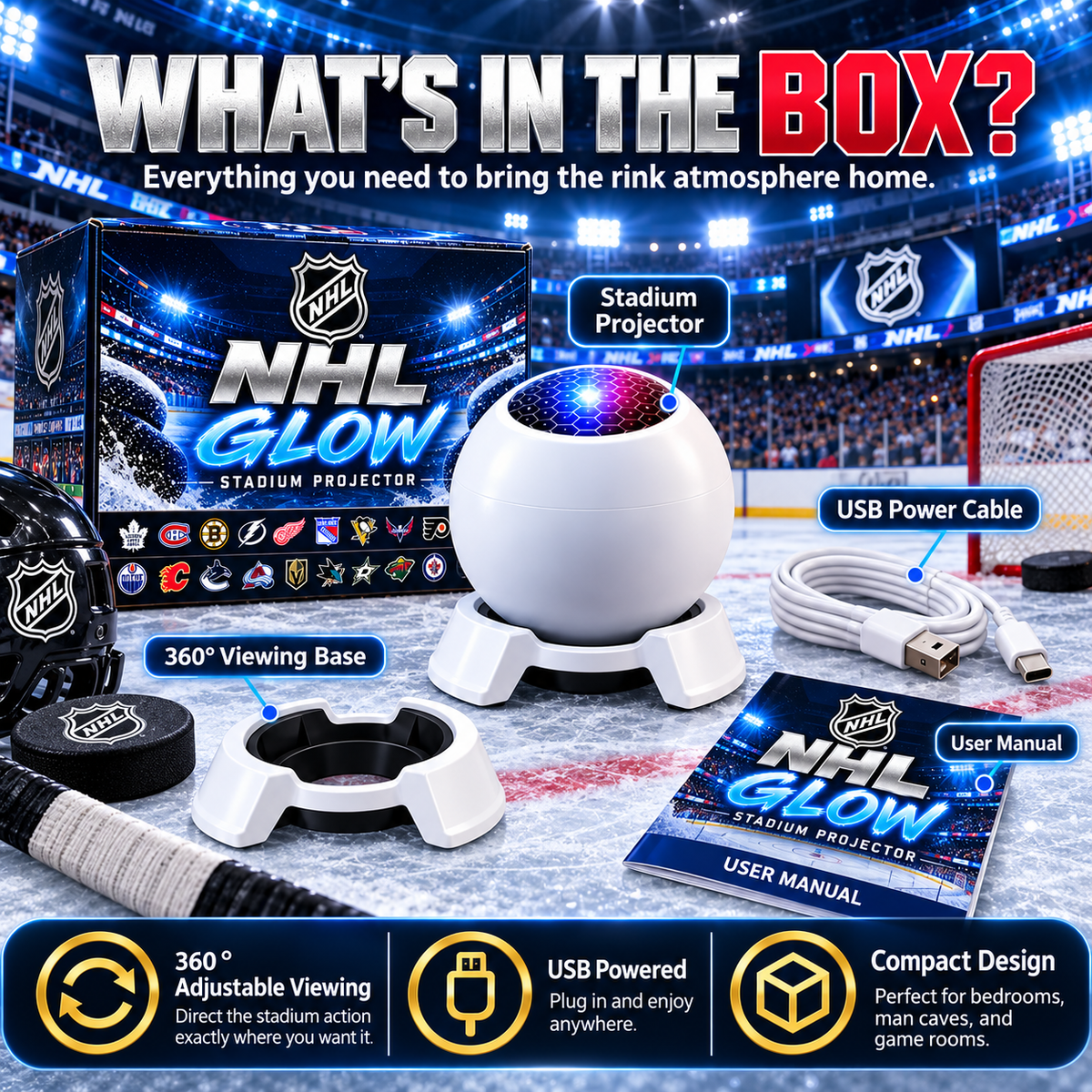 NhlGlow™ Projector